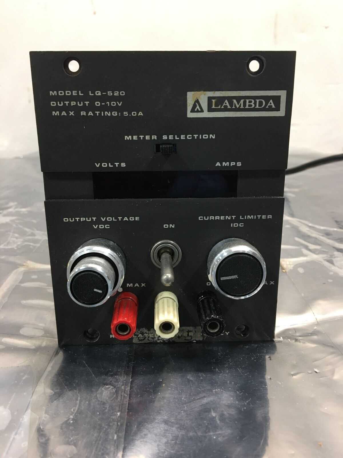 LAMBDA LQ-520 Regulated Power Supply + LHOV.4 OVERVOLTAGE PROTECTOR, 115132